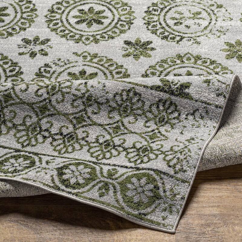 Livabliss Lavadora Updated Traditional Floral & Botanical Washable Area Rug