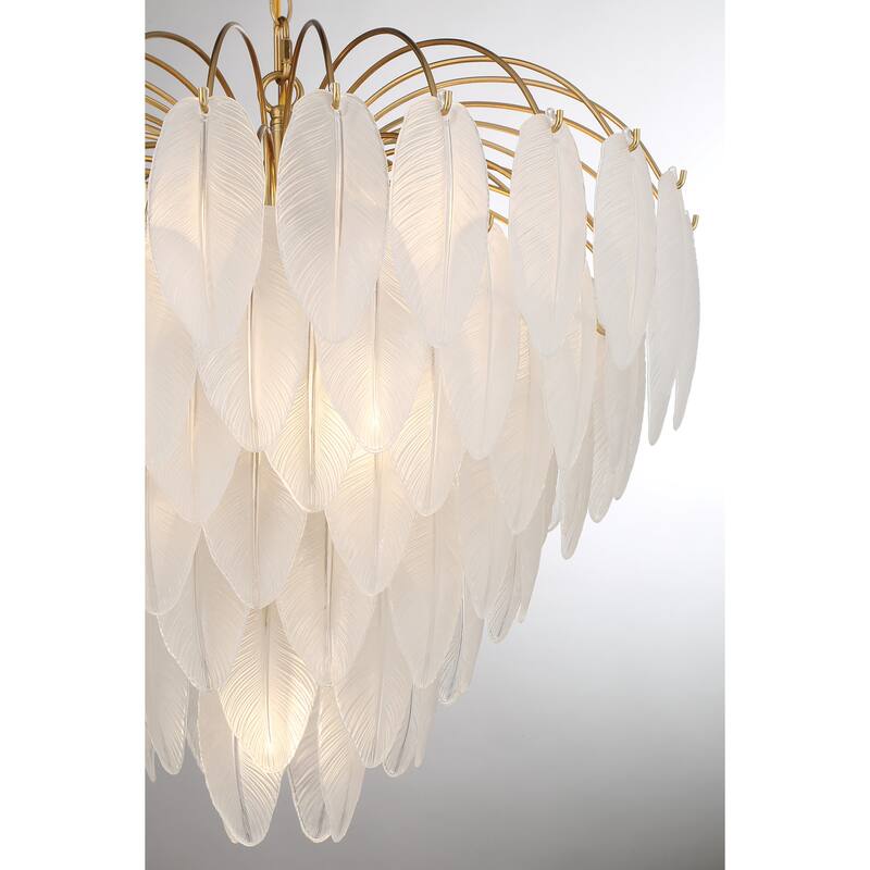 Savoy House 1-3504-9 Boa 9 Light 27" Wide Waterfall Chandelier