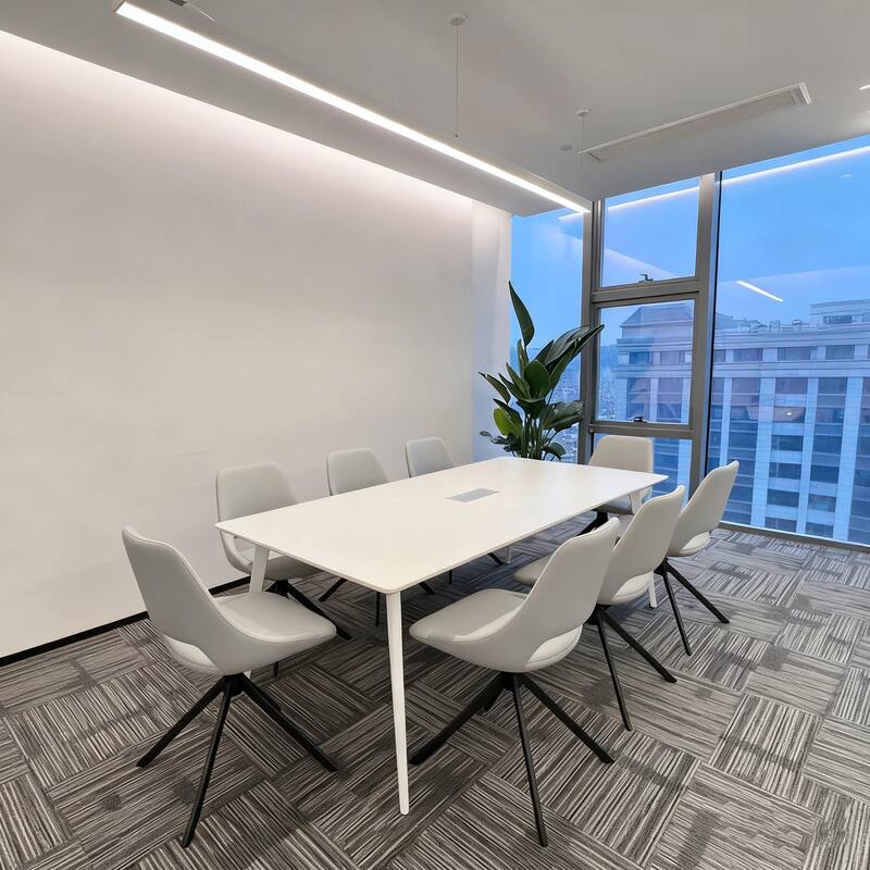 Faux Leather Dining Chairs Set of 4, Swivel Dining Room Chair, Metal Frame Kitchen Chairs