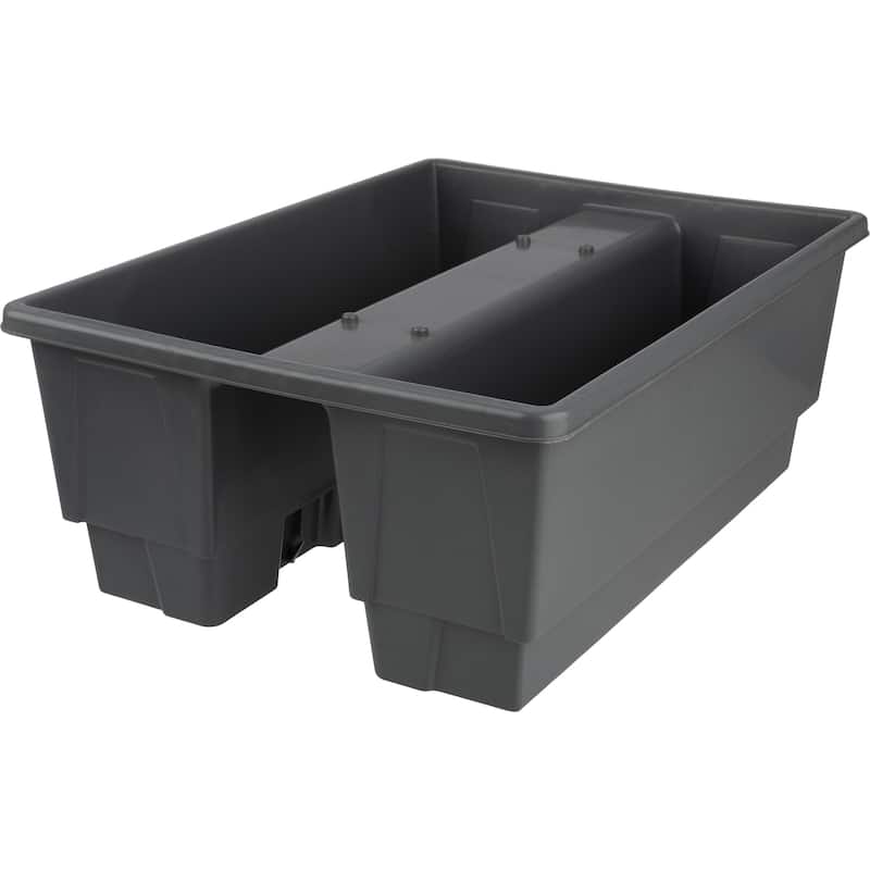 Pure Garden 20.75in Railing Planter - 6-Gal Outdoor Flower Box