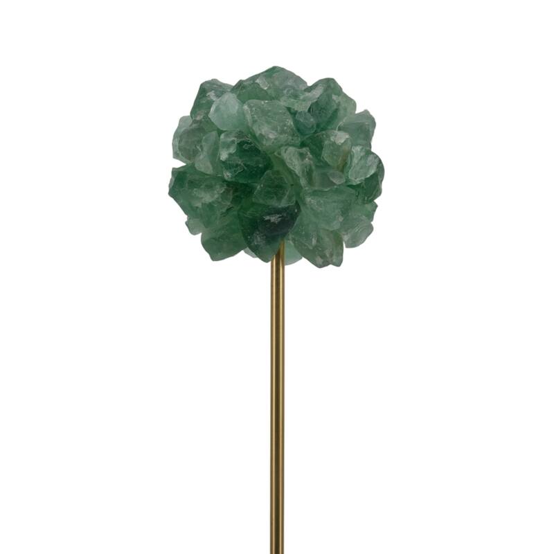 Metal Marble Decorative Object Sculpture with Modern Fauna Design