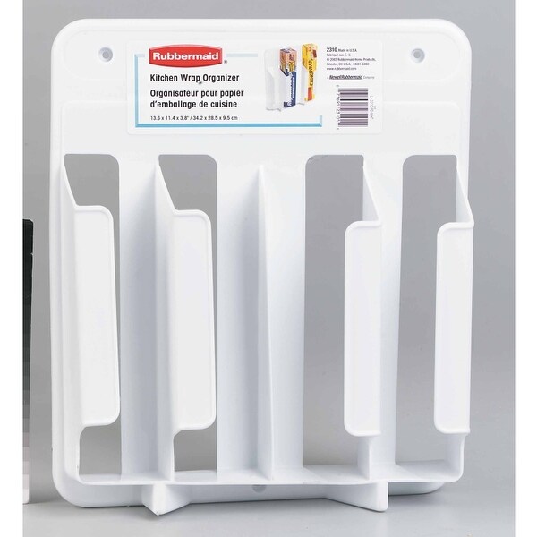 Rubbermaid kitchen wrap and bag organizer on sale