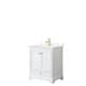 Option White, Gold Trim, Giotto Quartz Top
