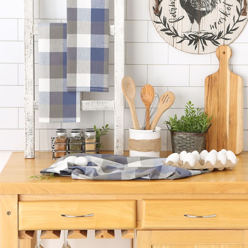 DII Tri Color Check Dishtowel (Set of 3)