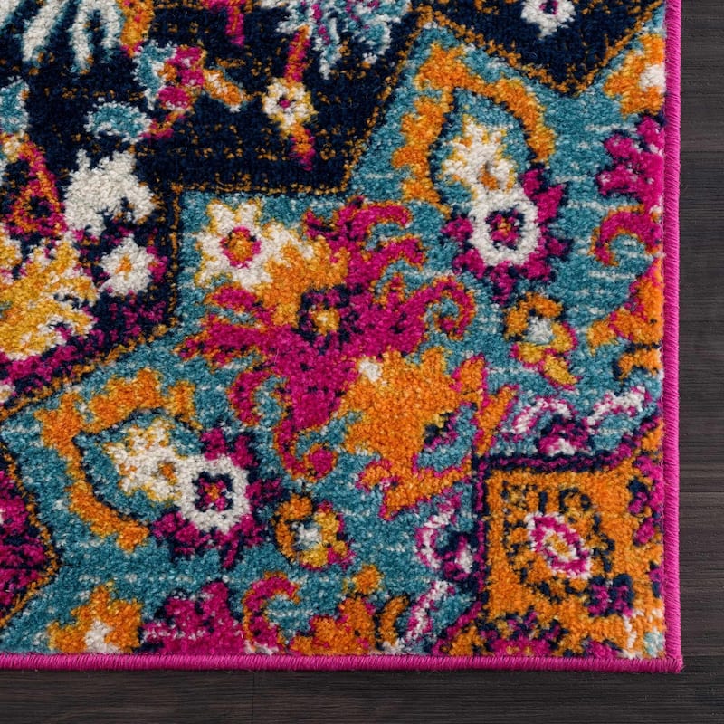 Hauteloom New Marlbo Boho Medallion Oriental Area rug