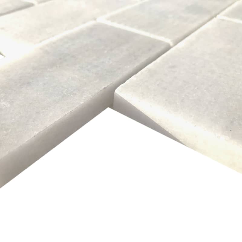 Alaska Crystal Marble 2" x 4" Honed Mosaic Tile