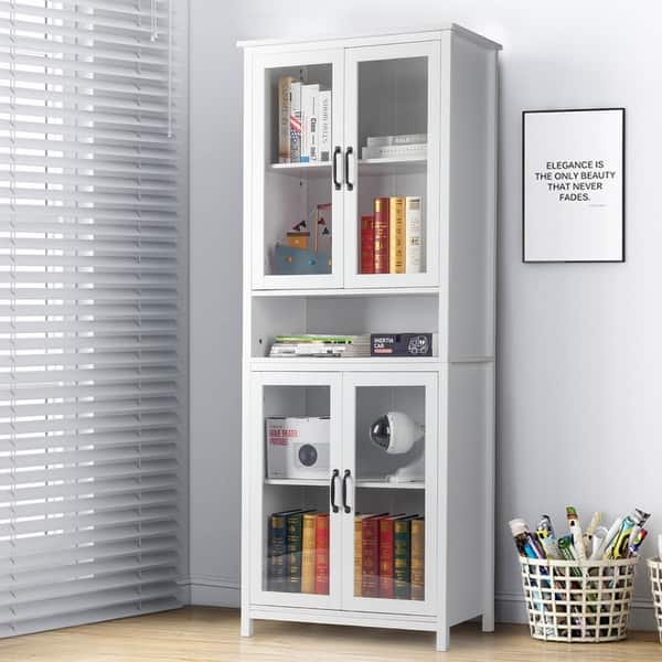 American Country MDF Spray Paint Bookcase White Bed Bath & Beyond