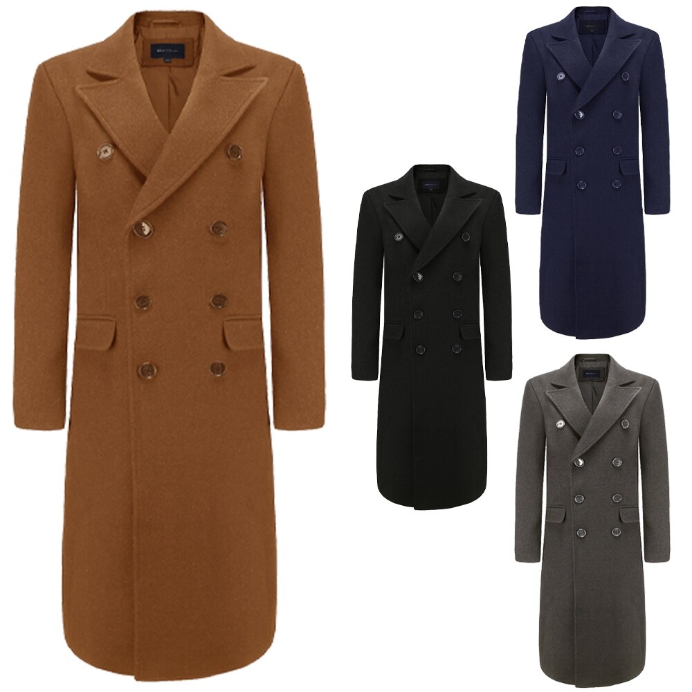 braveman double breasted wool coat