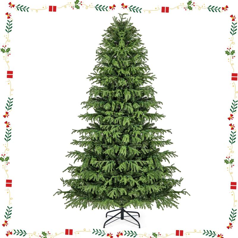 Costway 6/7/8 FT Artificial Christmas Tree with 270 LED Lights, 746 - See Details