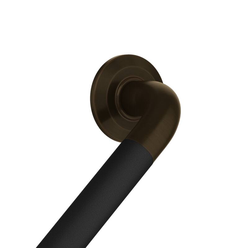 ErgoAngleBar Ergonomic Soft Grip 32mm Diameter ADA Compliant 500 lb Weight Capacity Oil Rubbed Bronze