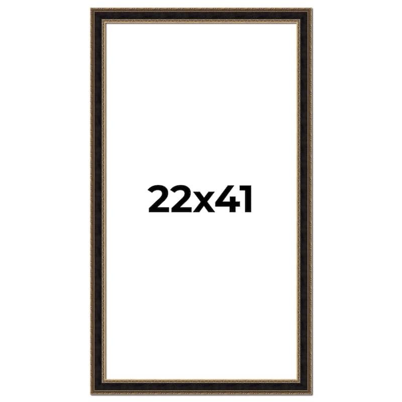22x41 Frame Gold Antique Vintage Sold Wood Picture Frame | 1.75 Inch