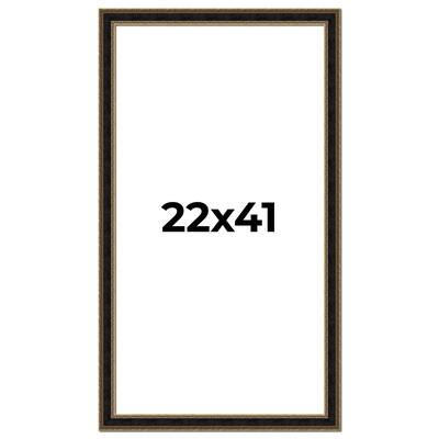 22x41 Frame Gold Antique Vintage Sold Wood Picture Frame | 1.75 Inch