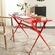 preview thumbnail 1 of 3, SAFAVIEH Mid-Century Modern Chapman Red Desk