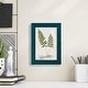 preview thumbnail 19 of 138, Nature Printed Ferns IX -Framed Print w/glass-Cherry Red