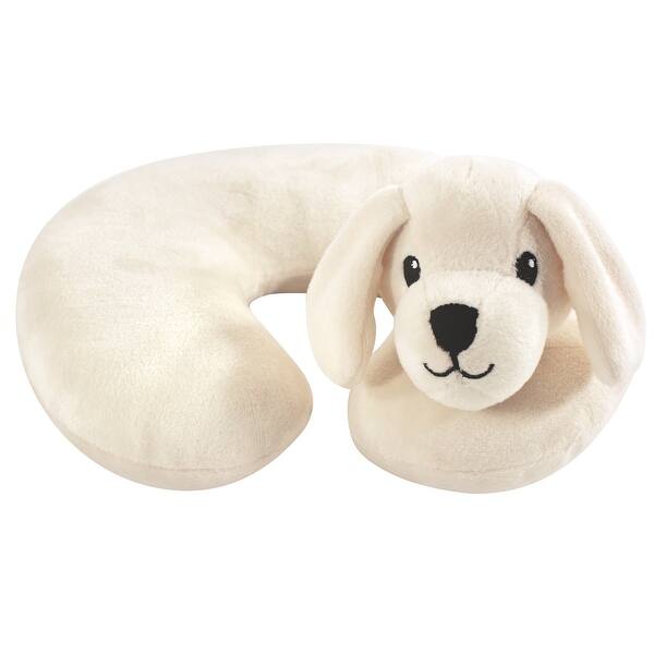 slide 1 of 1, Hudson Baby Infant and Toddler Unisex Neck Pillow, Tan Puppy, One Size - Tan Puppy