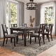 preview thumbnail 1 of 39, Furniture of America Chase Modern 7-Piece Extendable Solid Wood Dining Set Espresso