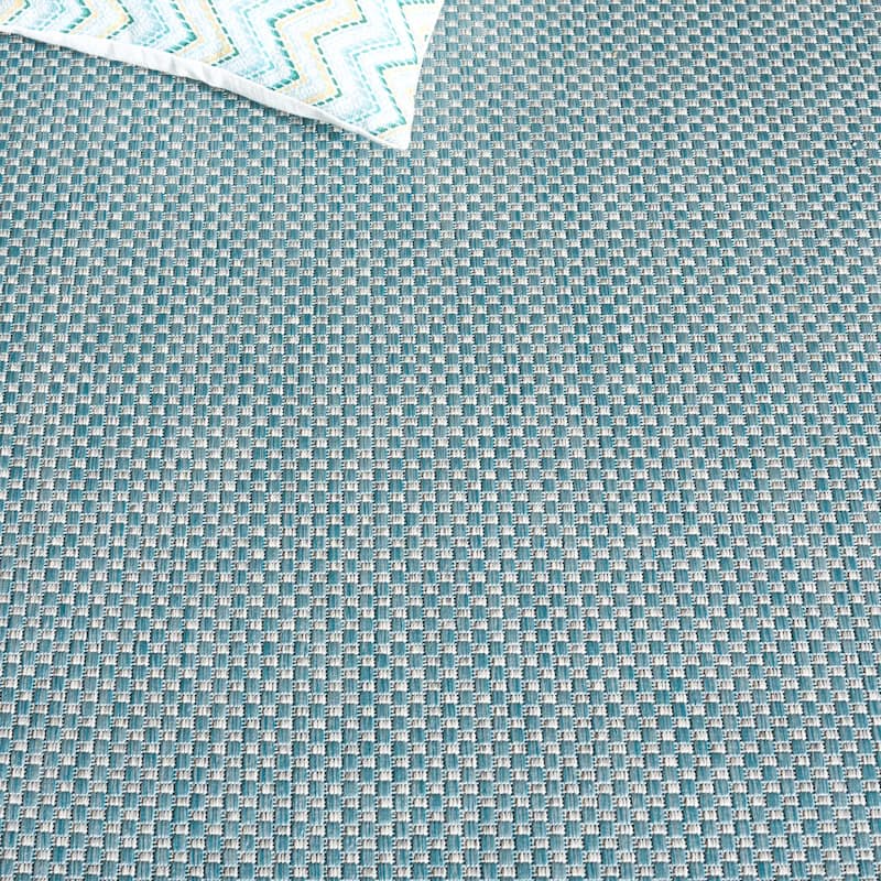 SAFAVIEH Courtyard Begajeta Indoor/Outdoor Waterproof Patio Backyard Rug.