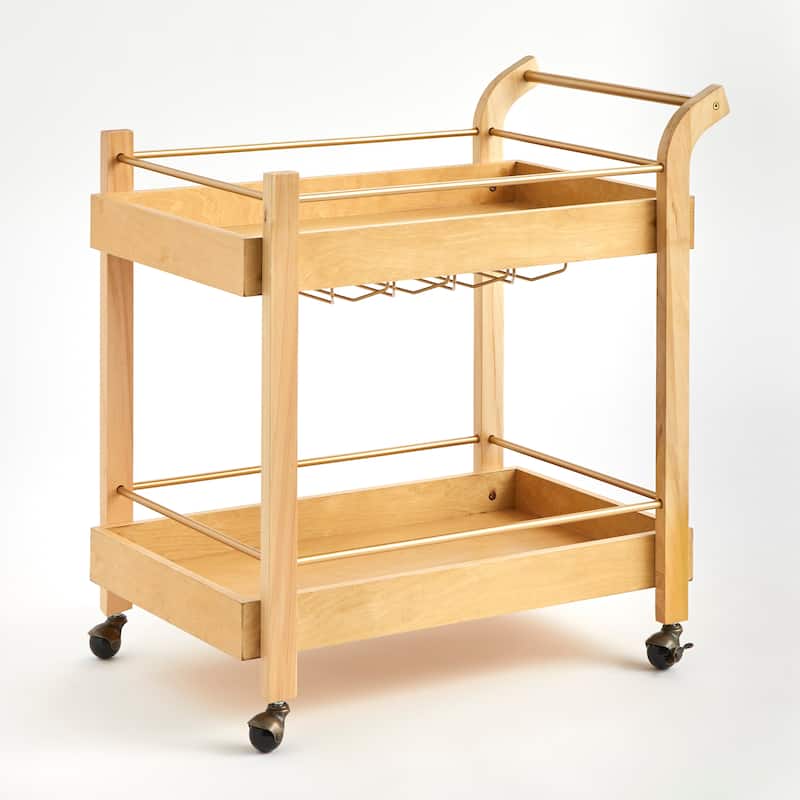 Simple Living Butler Rolling Bar Cart
