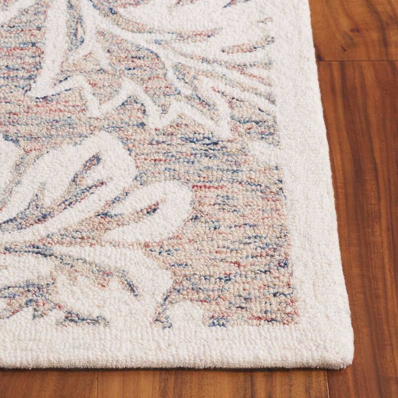 SAFAVIEH Handmade Jardin Saana Country Floral Wool Rug