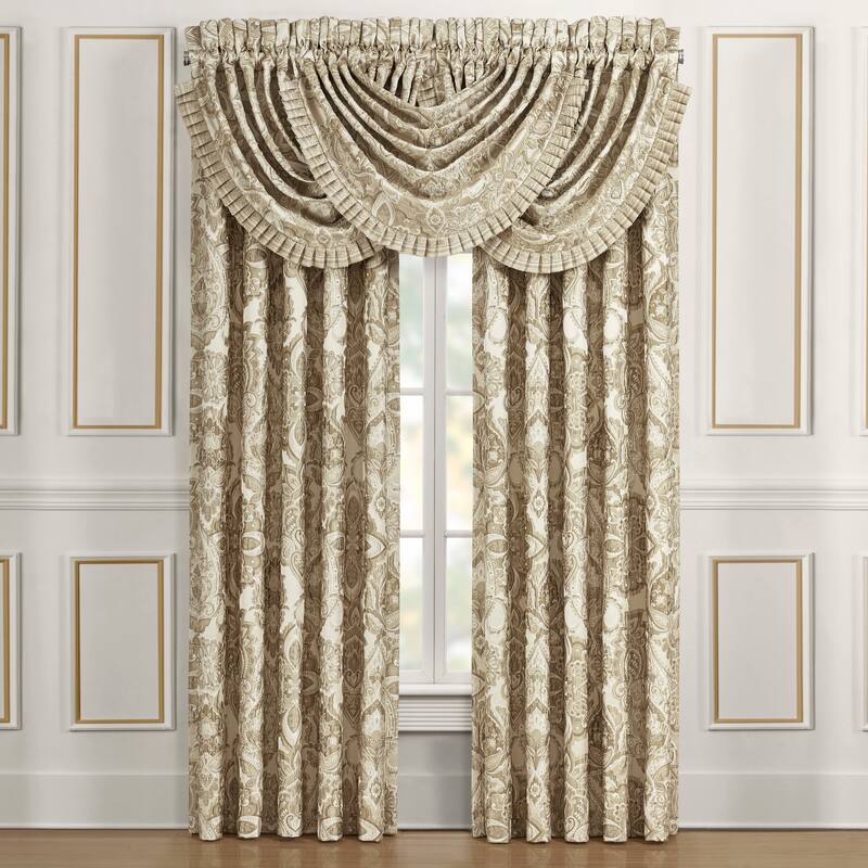 J. Queen New York Sandstone Window Panel Pair - 84 Inches - Beige