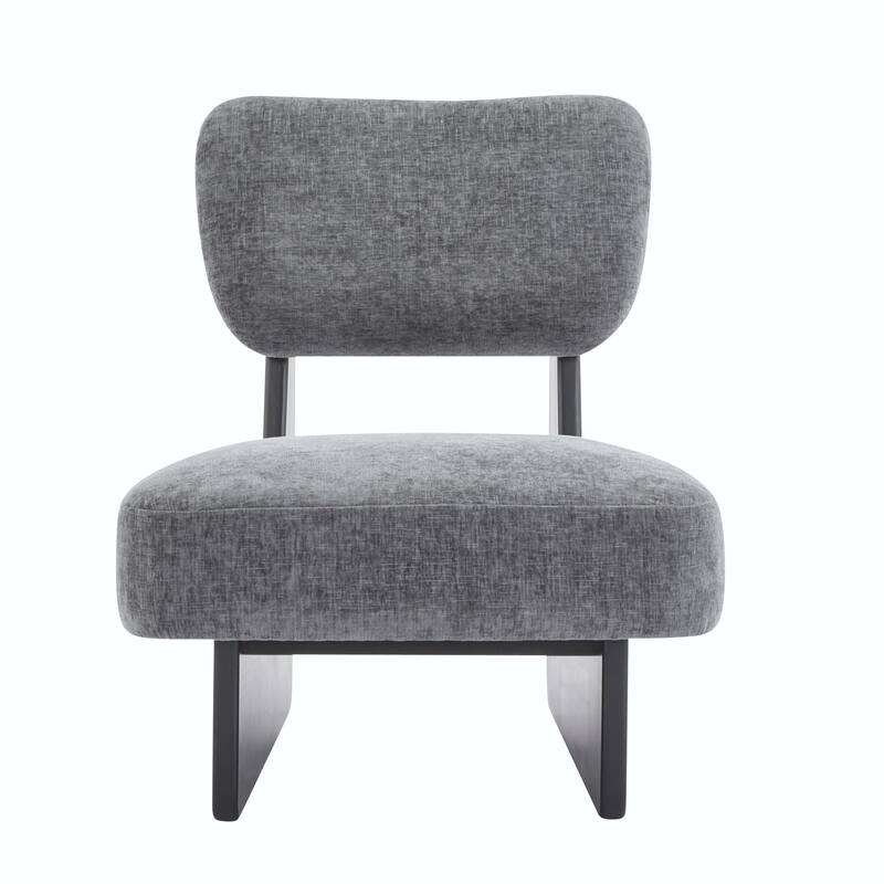 Minimalist Accent Chairs Set - Wood Frame