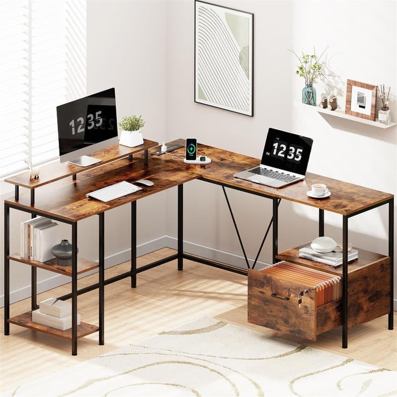 L Shaped Computer Desk