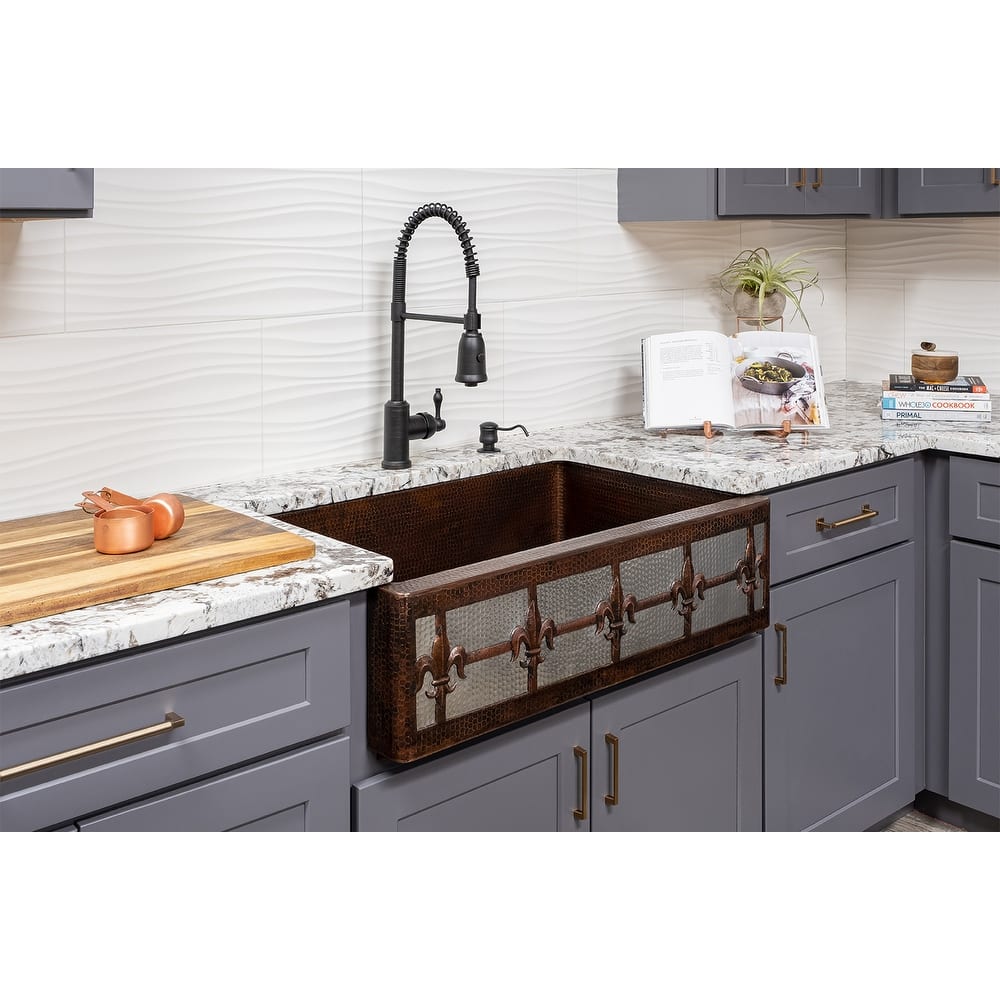 Premier Copper Products Kitchen Sink and Drain Package