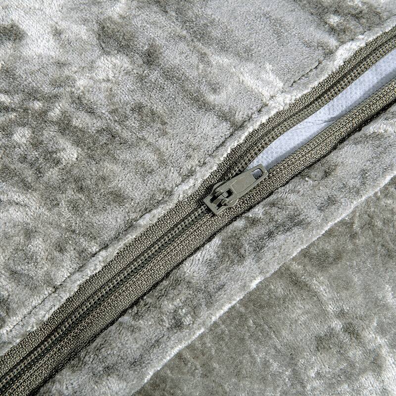 Monogram Velvet Embroidered Square Decorative Throw Pillow