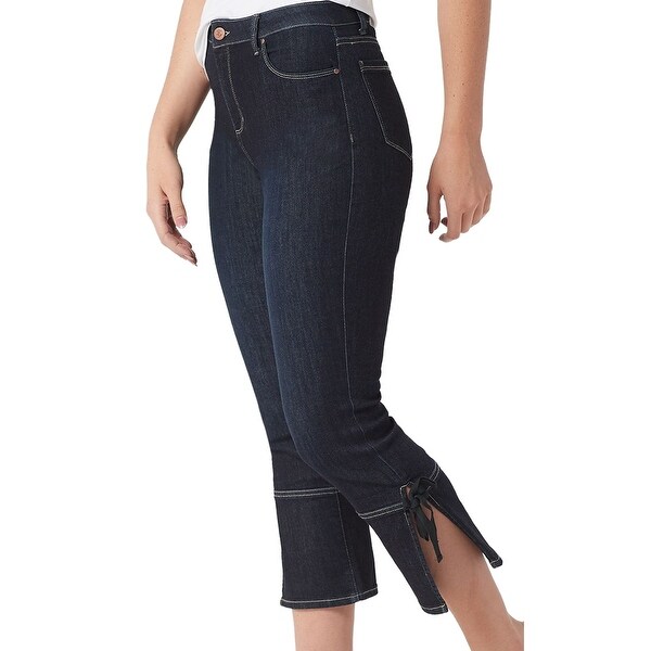 womens stretch crop jeans