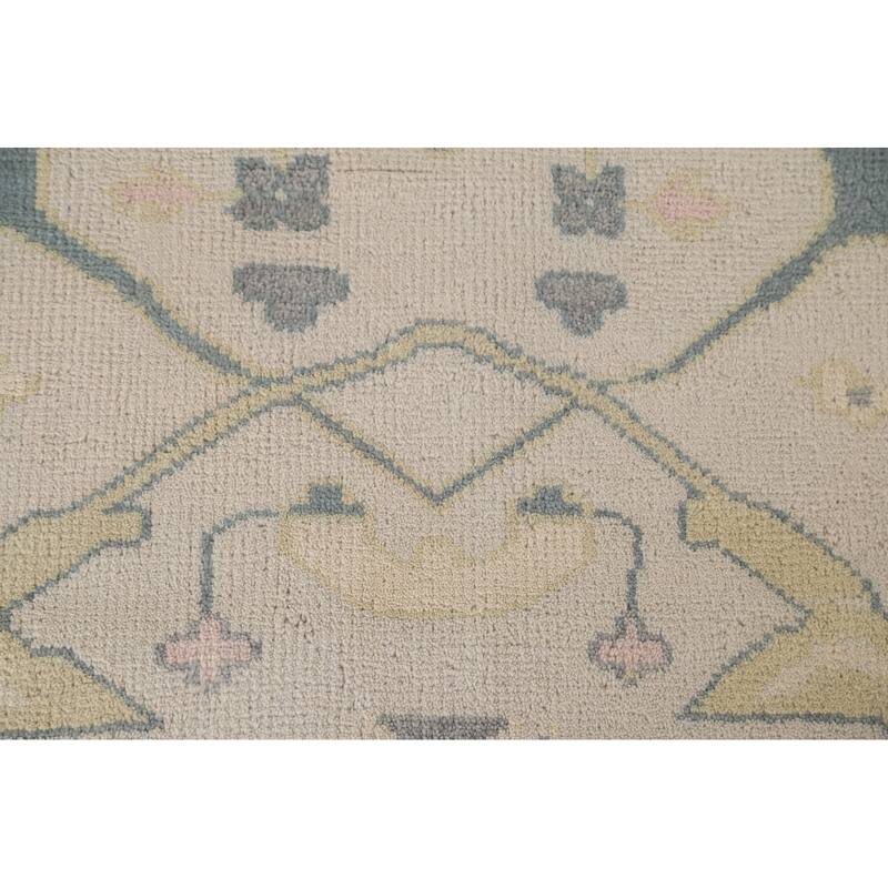 Oushak Oriental Area Rug Hand-Knotted Wool Carpet - 8'2" x 9'10"