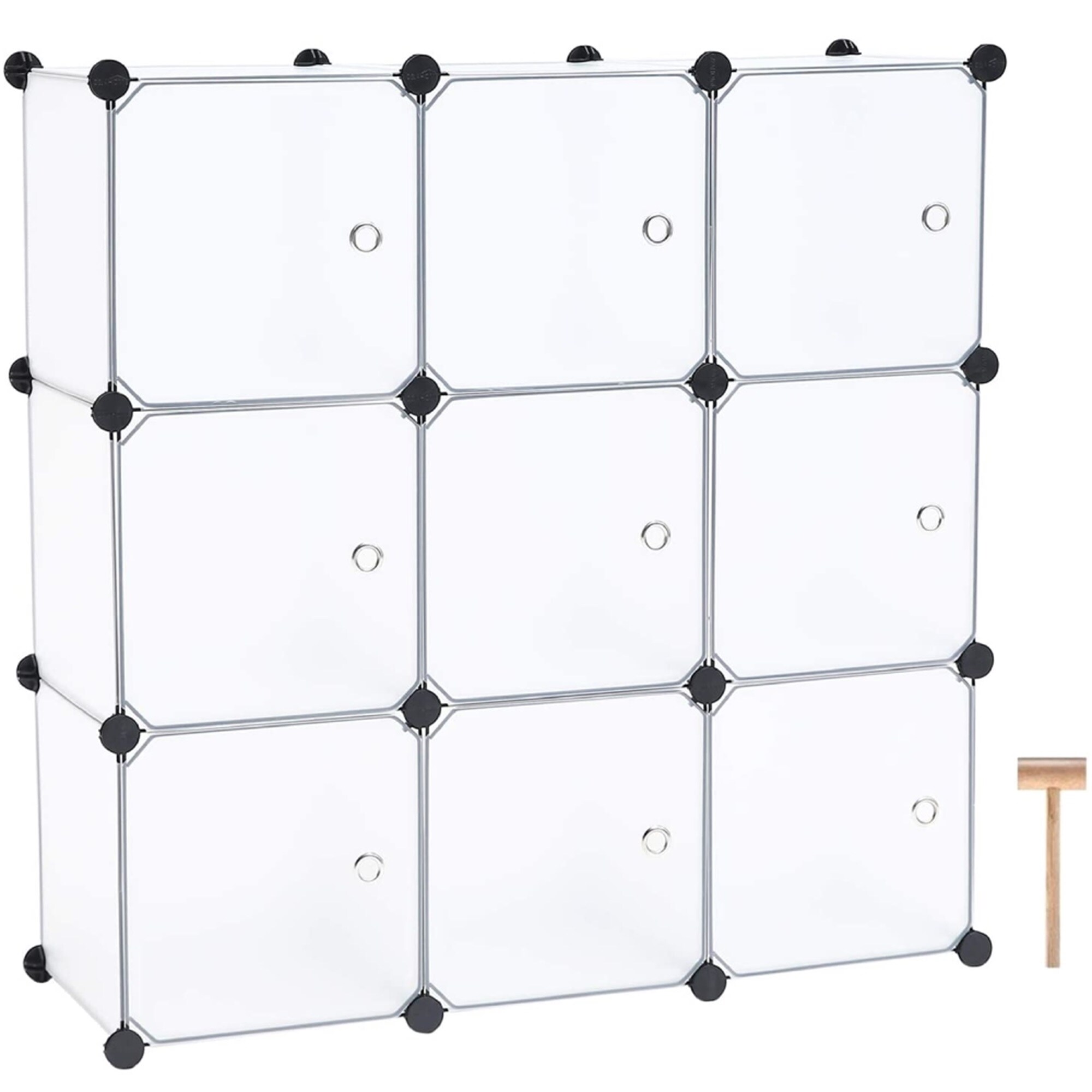 9 Cube Storage Closet Organizer Shelves Diy Closet Cabinet With Doors On Sale Overstock 32055004