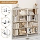 preview thumbnail 4 of 18, 63'' 5-Tier Open Metal Bookshelf