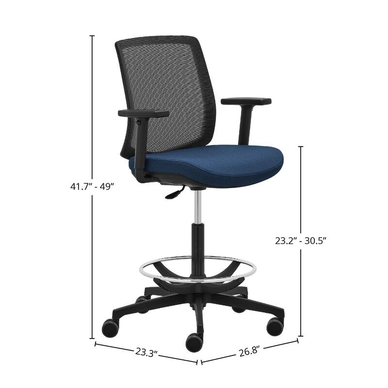 Adapt Mesh Multi-Function Stool Height Office Chair,