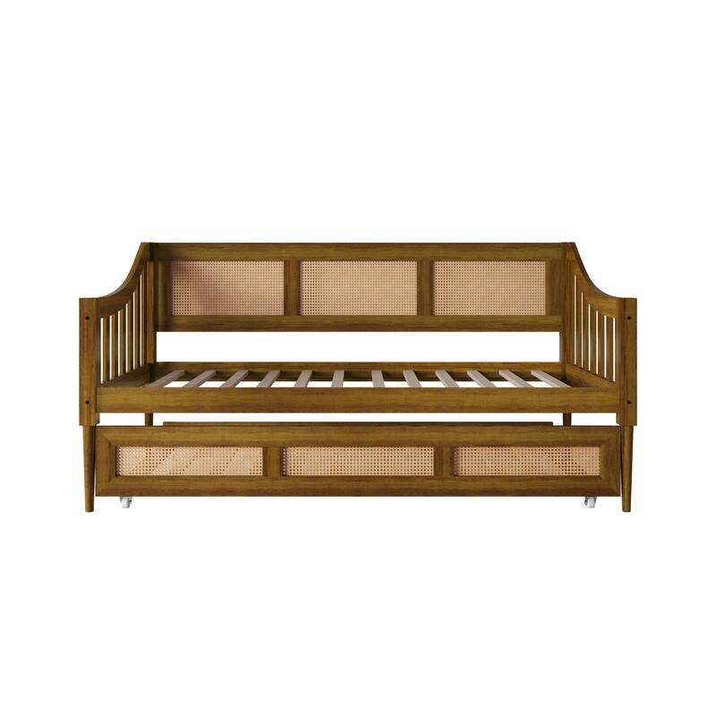 CraftPorch Modern Twin Daybed with Trundle