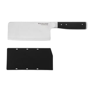 KitchenAid Gourmet Forged Cleaver Knife, 6-Inch, Black