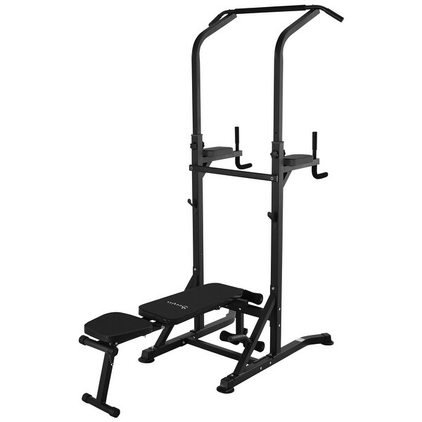 Soozier Exercise Pullup Weight Machine Power Tower with Multiple