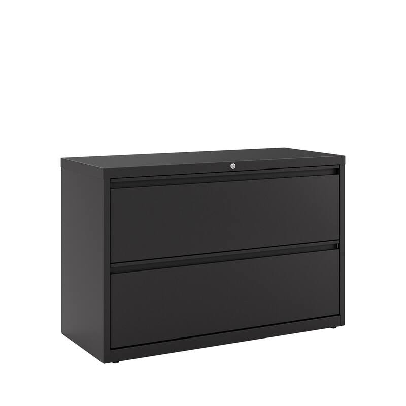 Hirsh 42-in Wide HL10000 Series 2 Drawer Lateral File Cabinet, White