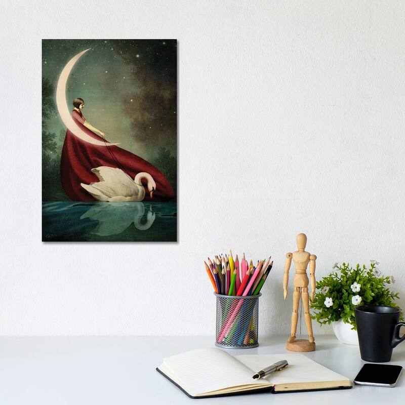 iCanvas "Moonlight Shadows" by Catrin Welz-Stein Canvas Print - 12x8x0.75