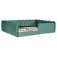preview thumbnail 17 of 37, Velvet Upholstered Floor Bed