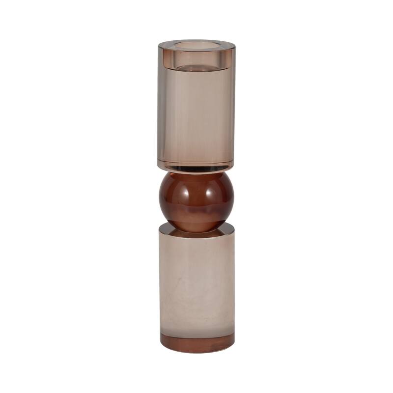 Candle Holder - Crystal Modern Cylinder Taper