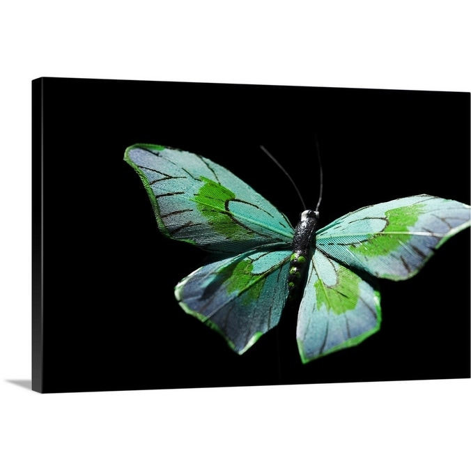 Shop Flying Butterfly Canvas Wall Art Overstock 16376711