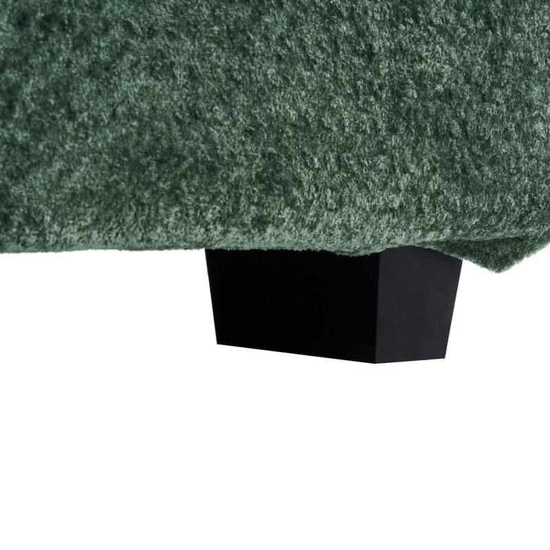 Chaise Lounge Chair Upholstered Modular Sofa with Cup & Phone Holders