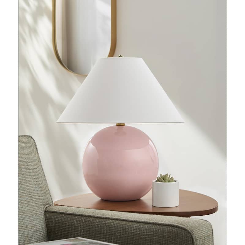 Livabliss Stellar Traditional Accent Table Lamp - Pink