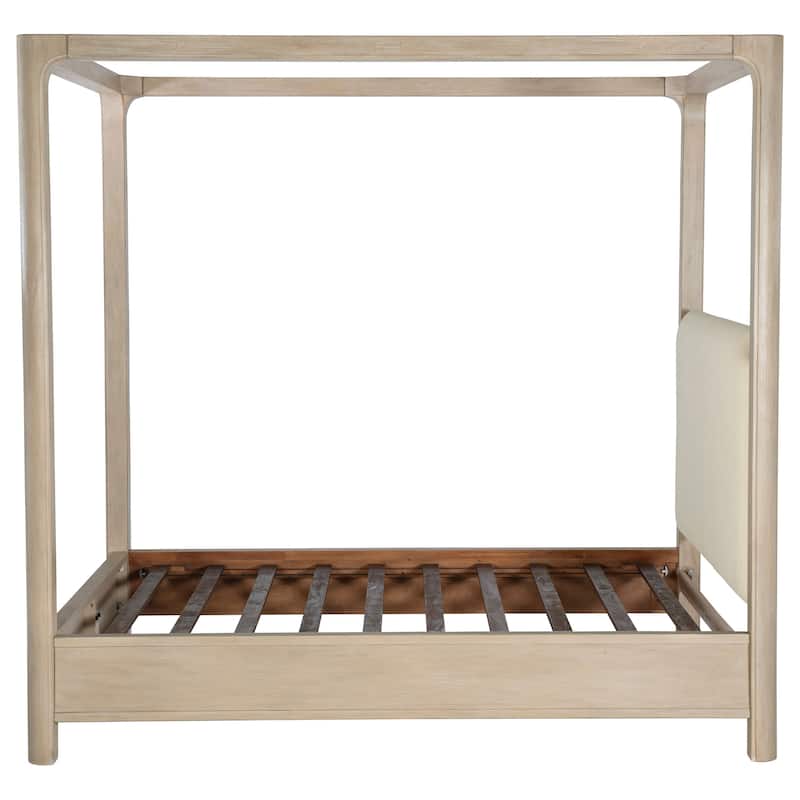 Solano 85-inch Canopy Bed Weathered Mango