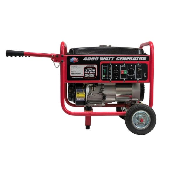 All Power 4,000-7,500-Watt Portable Gas Generator EPA & CARB Approved, Black - - 32292092
