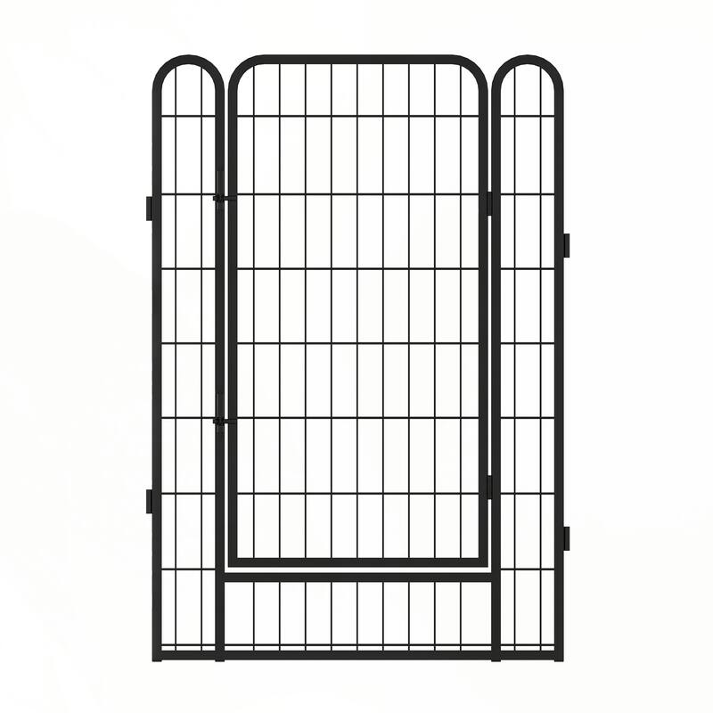 6 Panels Heavy Duty Metal Playpen with door