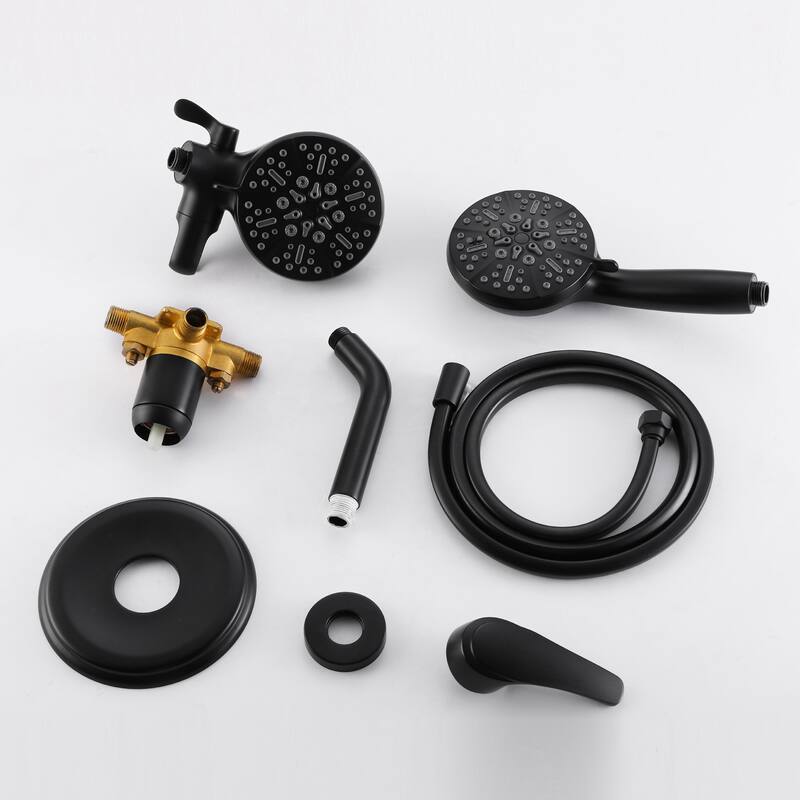Wall Mounted Shower System with 7 Spray Patterns