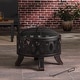 preview thumbnail 1 of 14, 26" Crossweave Round Steel Fire Pit