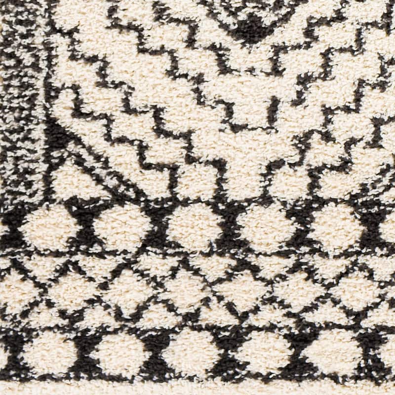 Livabliss Bohemian & Eclectic Beni Shag Tribal Area Rug
