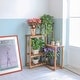 preview thumbnail 8 of 6, 6 Tiers Corner Wooden Plant Stand Shelf Garden Patio Flowers Holder
